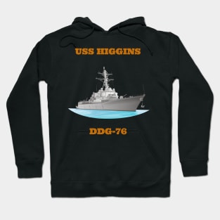 Higgins DDG-76 Destroyer Ship Hoodie